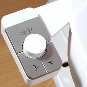 Bidet Attachment for Toilet, Ultra-Slim, Self Cleaning, Dual Nozzle, Feminine & Posterior Wash,  Cold Water Sprayer, for Existing Toilets Seat, Baday Beday Badette Bedette,