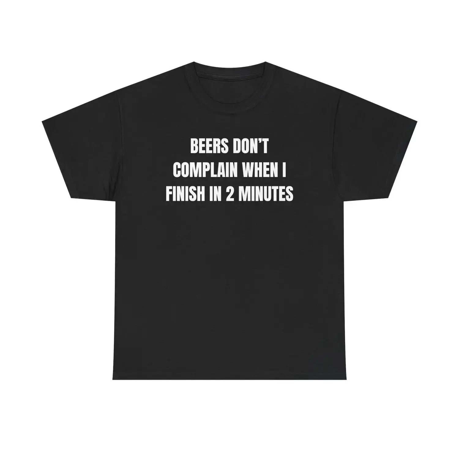 Beers Don't Complain Unisex Heavy Cotton Tee - Drinking Shirt - Funny - Bar - Gift for Men and Women