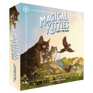 212 MAIN Magical Kitties Save the Day Roleplay Game - Family Board Games, Tabletop Activity with Character Sheets