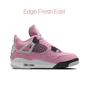 Pink and Black High-Top Casual Shoes