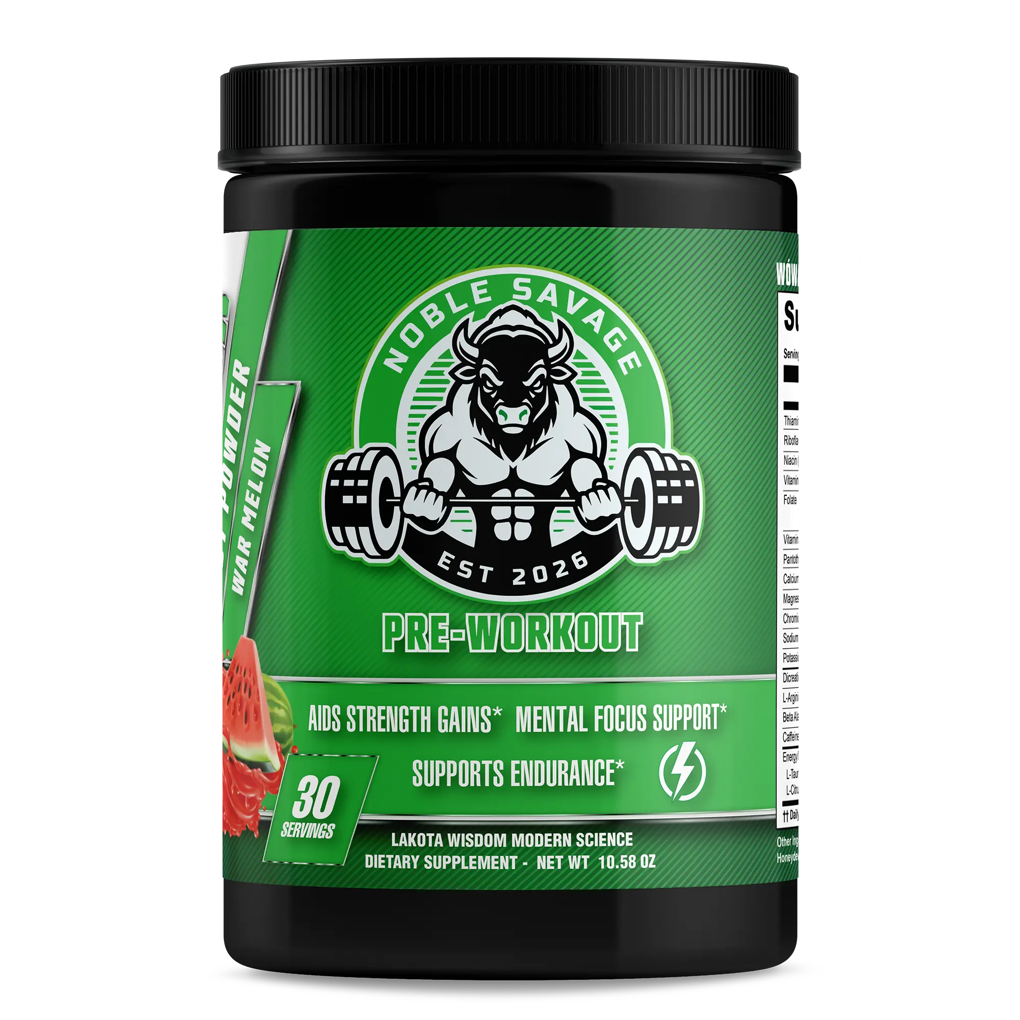 Nitric Shock Nootropic Pre Workout! War Melon