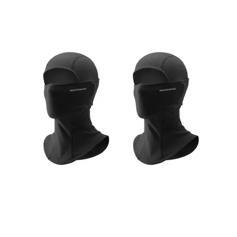 ROCKBROS Unisex Adults 2-Counts Full Balaclava Face Cover - Thermal, Windproof, Stretch Fit, Moisture-Wicking, Quick-Dry, Flatlock Seams, Neck Warmer Hood, Protective Ski Balaclava Mask Sports & Outdoor Hats for Cold Weather Skiing