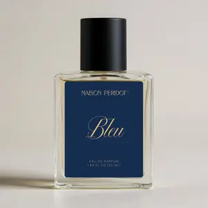 Peridot Bleu – Eau de Parfum (20% Concentration)  Fresh Woody Aromatic | Long-Lasting | French Artisan Fragrance | French Cologne
