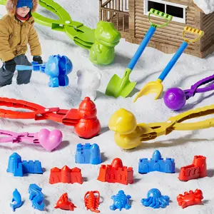 Kids Snow Toys for Kids Ages 3-8 21pcs Snowball Maker Mold Snow Ball Toys Games for Kid Outdoor Indoor Winter Snowball FightWinter Outdoor Toys Christmas Gifts Birthday Gifts