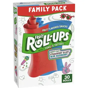 Fruit Roll-Ups Fruit Flavored Snacks, Variety Pack, 30 Ct, 15 oz Fruit Roll-Ups Fruit Flavored Snacks, Variety Pack, 30 Ct, 15 oz
