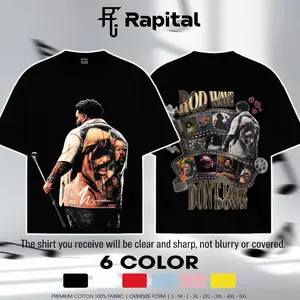 [Rapital] Rod Wave Don't Look Down Tour 2026 Tour Unisex Graphic 100% Cotton T-Shirt, Rod Wave Fan Graphic Tee, Dont Look Down Merch Streetwear Graphic Shirt, Gift for Rod Wave Fans, Gift for rap fans