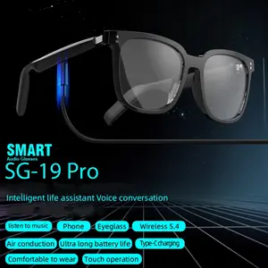 Intelligent Fashion Glasses, AI Infinite Headphones, Listening To Music, Making Calls, Guiding Air Conduction, Outdoor Sports, Office Assistant, Touch Operation, Long-lasting Battery, For Men And Women.