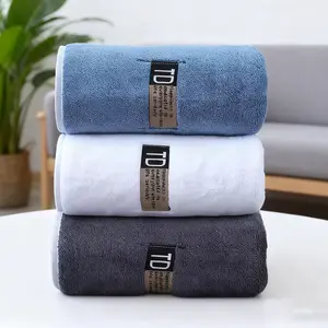 3 Pack Pure Color Towels, Ultra Soft Microfiber Bathroom Towel Set, Size 40x80 Cm, Quick-Dry Low Pilling, Easy to Hang, Ideal for Bathroom Use