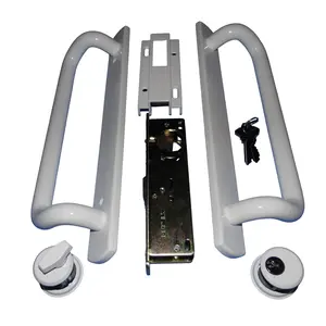 12.5" PGT 5400 Sliding Door Handle Set, Mortise Lock w/  Keys, 7-15/16" Hole Spacing (DH-489-WKA)