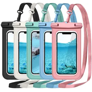 Waterproof Phone Case with Lanyard, Universal Waterproof Phone Bag, Sports Bag for Swimming & Kayaking, Swimming Accessories, Suitable for iPhone 15 Pro Max/14/13/12/11, Samsung S23/S22