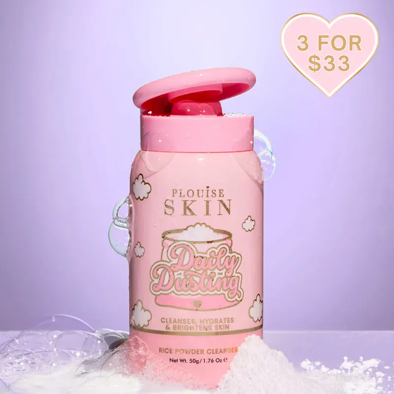 P.Louise Daily Dusting Rice Facial Cleanser - Brightening, Radiance-Boosting, Discoloration-Correcting Cleansing Formula