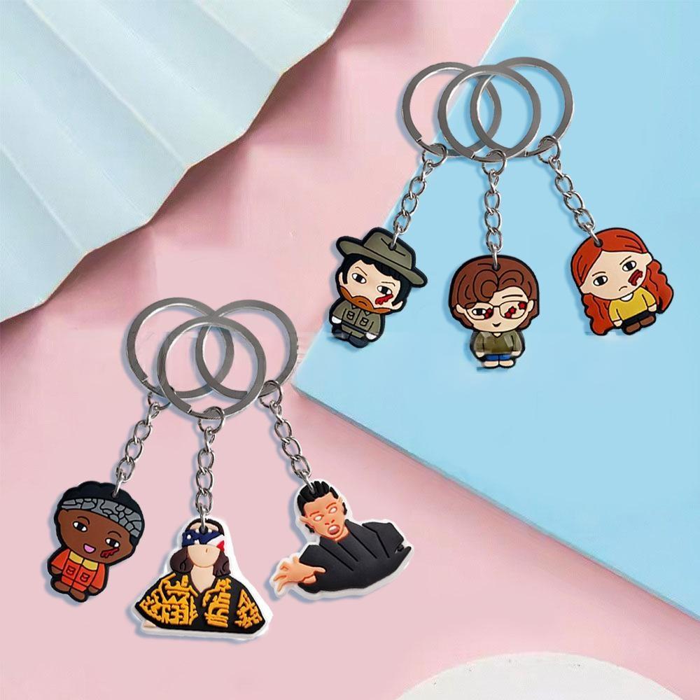 Stranger Things anime merchandise: full range of keychains, bag charms, and decorative pendants.keychain