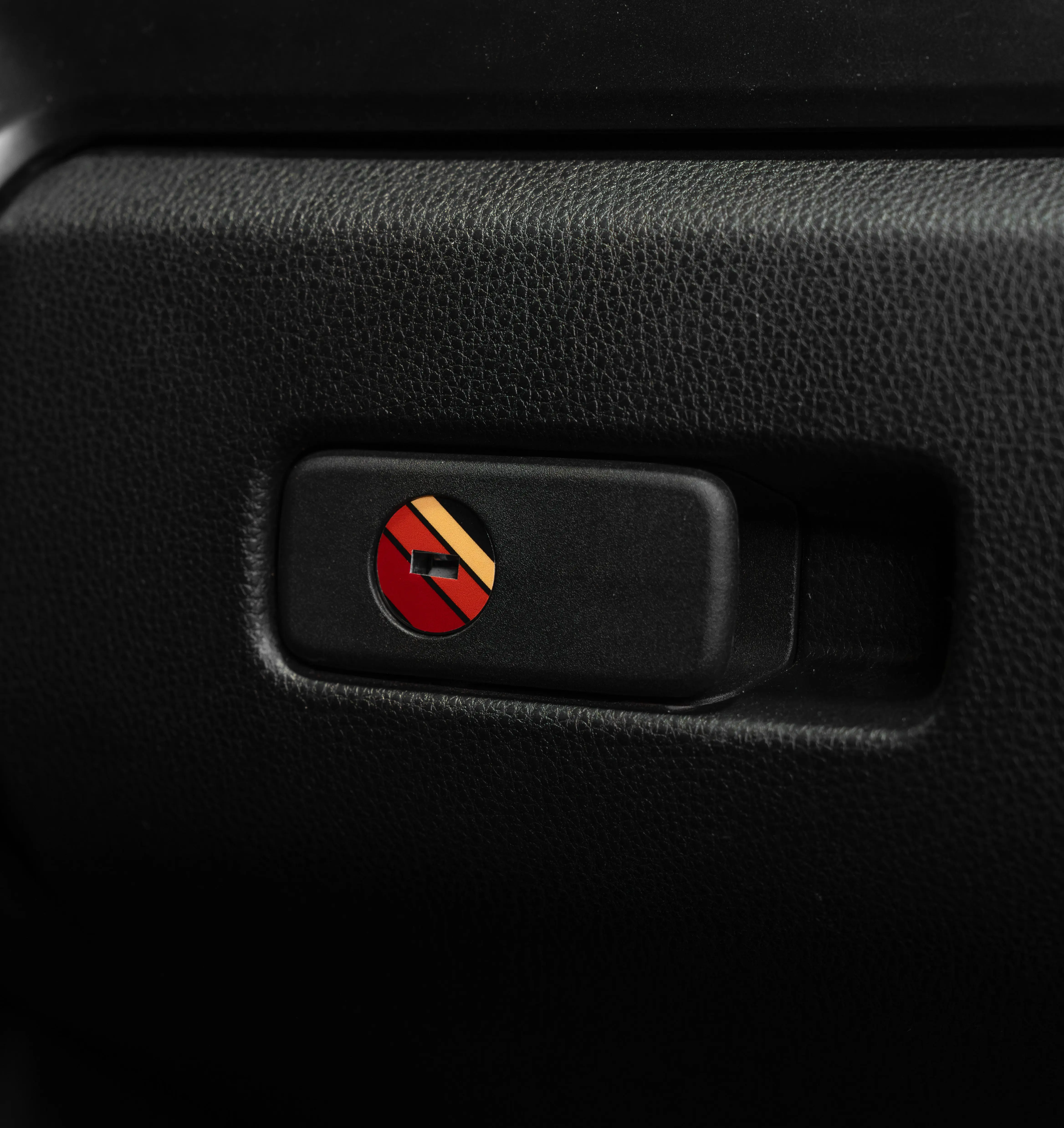Vinyl Garage Glove Box Keyhole Cover (2016-Current)
