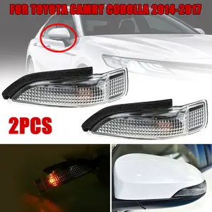 1 Pair Side Mirror Turn Signal Light Indicator for Toyota Camry Corolla 2014-2018