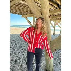 Candy Striped Cardigan