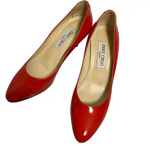 Pre-owned JIMMY CHOO Patent Leather Small Leather Goods Pumps