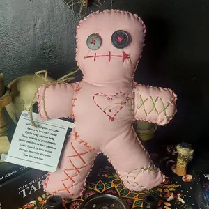 Hand-stitched Poppet for Sympathetic Magic by Crow and Thistle Apothecary - Traditional Witchcraft Supplies
