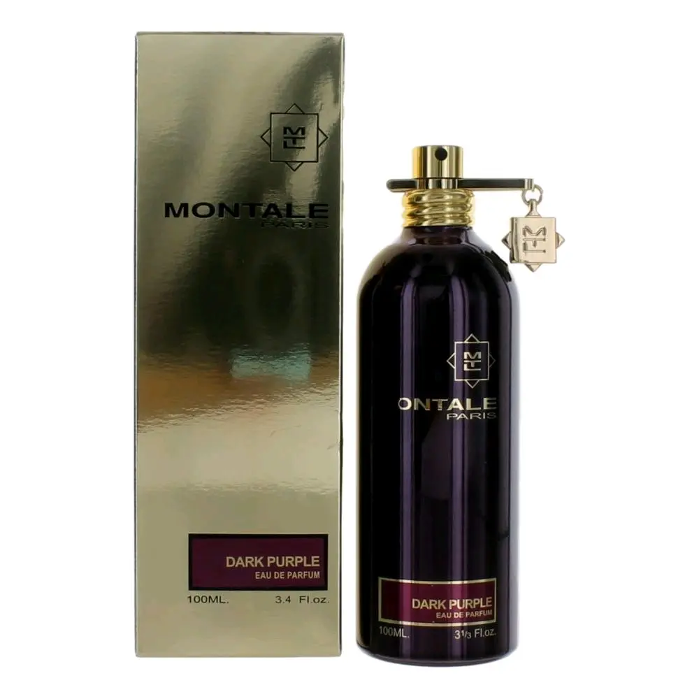 Montale Dark Purple Eau de Parfum, a Floral Fruity Scent with Plum, Rose and Patchouli Notes for Women, 3.4oz Spray, Edp, Patchouli Base, Seductive Feminine Fragrance
