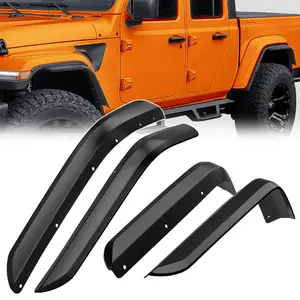 Nilight Fender Flares Extensions Set Compatible with 2020 2021 2022 2023 2024 Gladiator JT (Only for Low Wheel Arches)