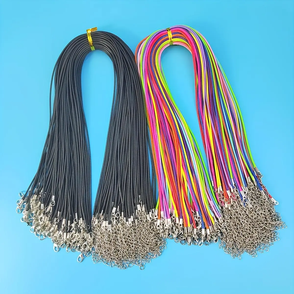 Fashion necklaces with lobster clasps, highly durable and suitable for both men and women to use as DIY items. Perfect for daily and festive wear.