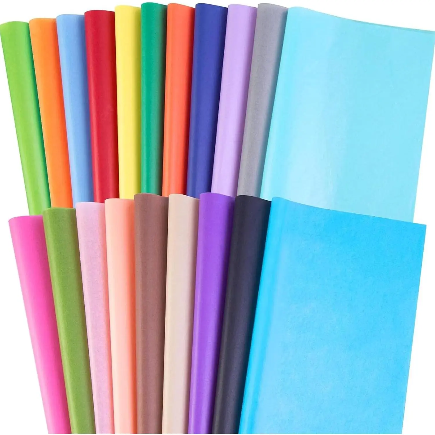 120 Sheets Tissue Paper, 20x14 Inch  Wrapping Paper Bulk for DIY Crafts  Box Wrapping 20 Colors