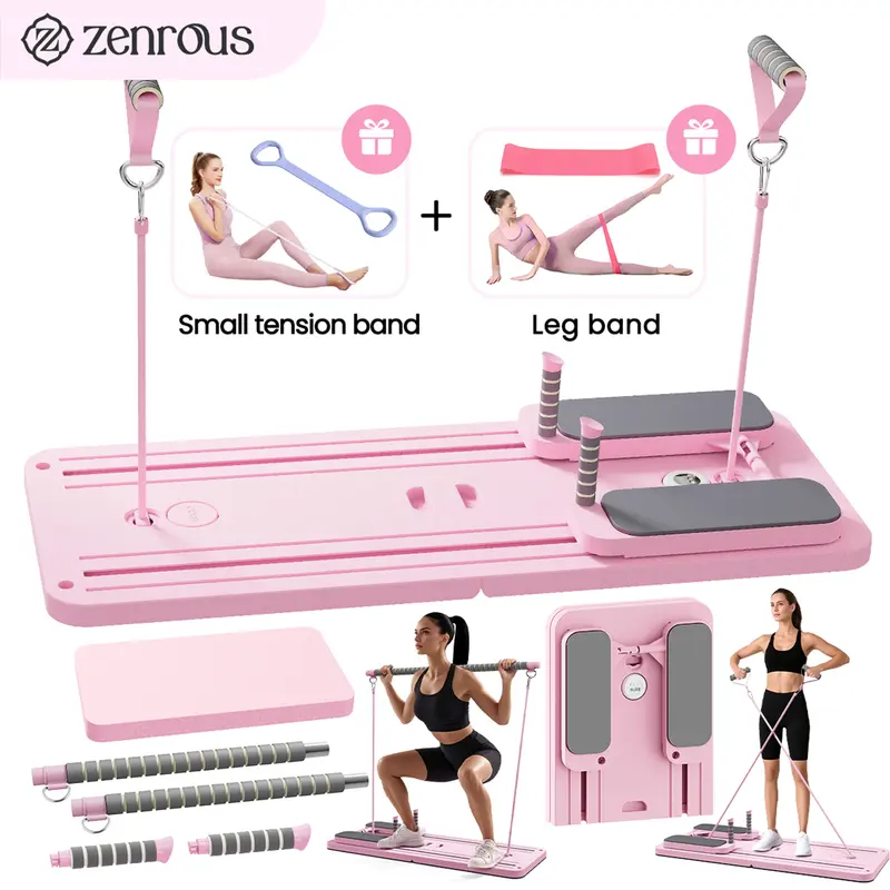Pilates Board,Foldable Pilates Reformer Sets With Timer,Multifunctional Abdomina - View #3