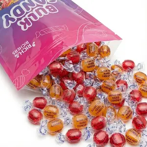 Sugar Free Hard Candy Mix 1 LB Bulk – Sugarless Butterscotch & Hot Fiery Cinnamon Hard Candies, Individually Wrapped Zero Sugar Candy for Diabetics, Keto Low Carb Candy, Office Snack, Party Favor, Holiday Candy Bowl