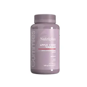 Nutriplus Gummies - Apple Cider Vinegar with Pomegranate & Vitamin B12 for Digestion Support & Healthy Gut Microbiome 165g