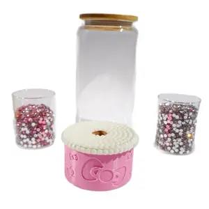 Bow Lid Holder - 2 Pack- Crafter Tool- Reuse Tool To Decorate Bamboo Lid With Craft Supplies- Resin Rhinestones Glitter Uvdtf Wraps Vinyl drinkware tumbler Cover