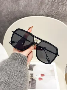 Unisex Lightweight Style Classic Square Frame Glasses, Glassesfor Men, Modern Trendy Casual Durability Glasses for Everyday Use, Fashion Accessories for Outdoor Activities, Girlfriend Gifts, Ideal for Everyday Use, Classic Shades