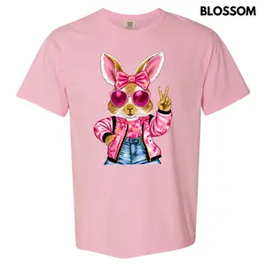 Cool Girl Bunny Comfort Colors T-Shirt 'NLB'