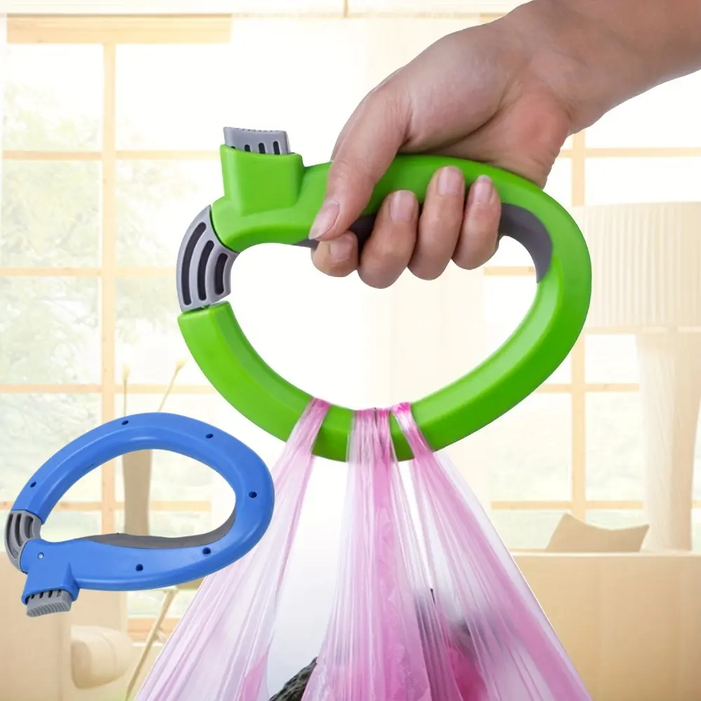 2pcs Labor-Saving Bag Holders,One Grip Shopping Grocery Bag Grips Holder, Self-Locking Thumb Bag Carrier,  Bag Carrier Handle For Shopping