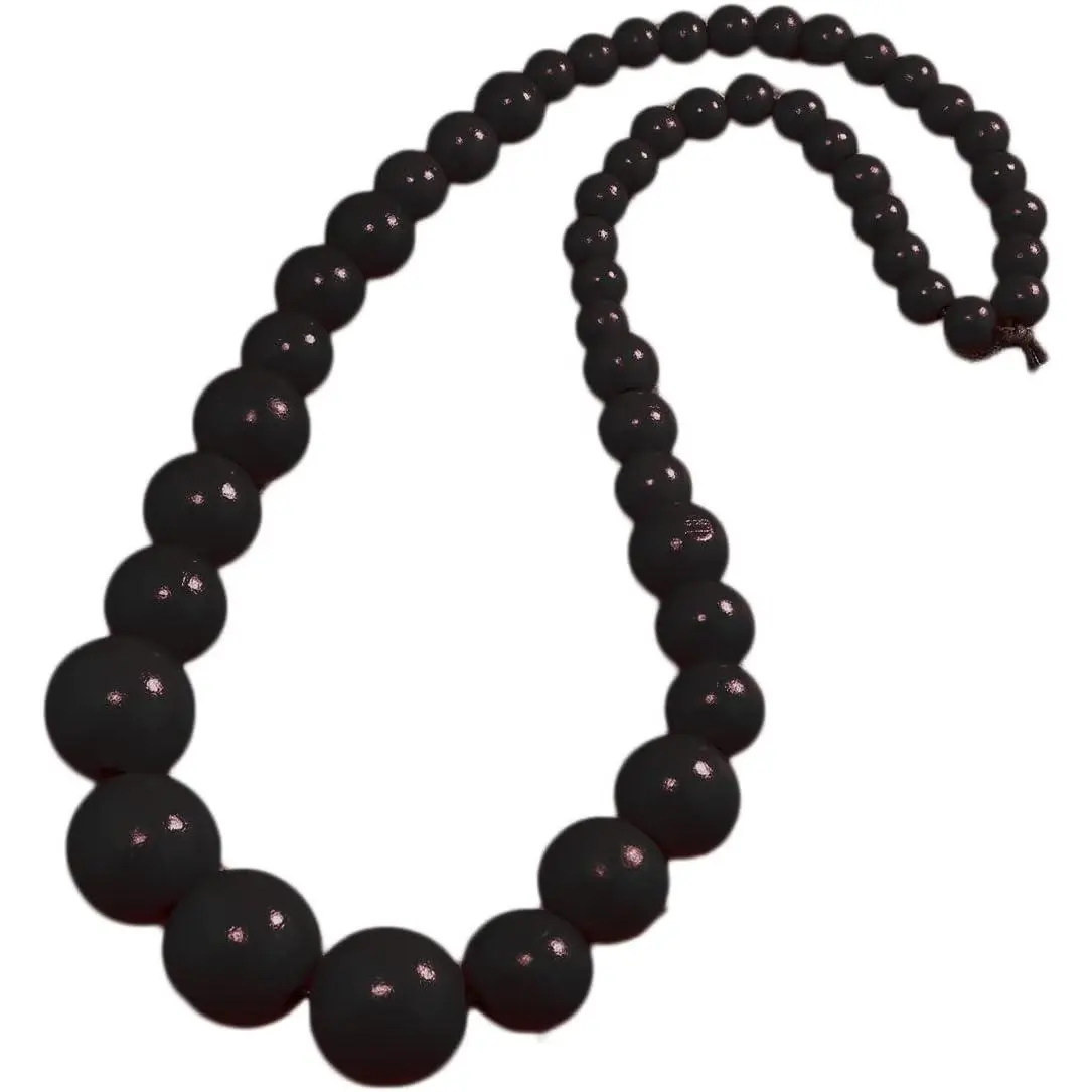 Ethnic Large Chunky Wooden Beaded Necklaces Boho African Statement Necklace Handmade Tribal Collar Choker Bib Jewelry