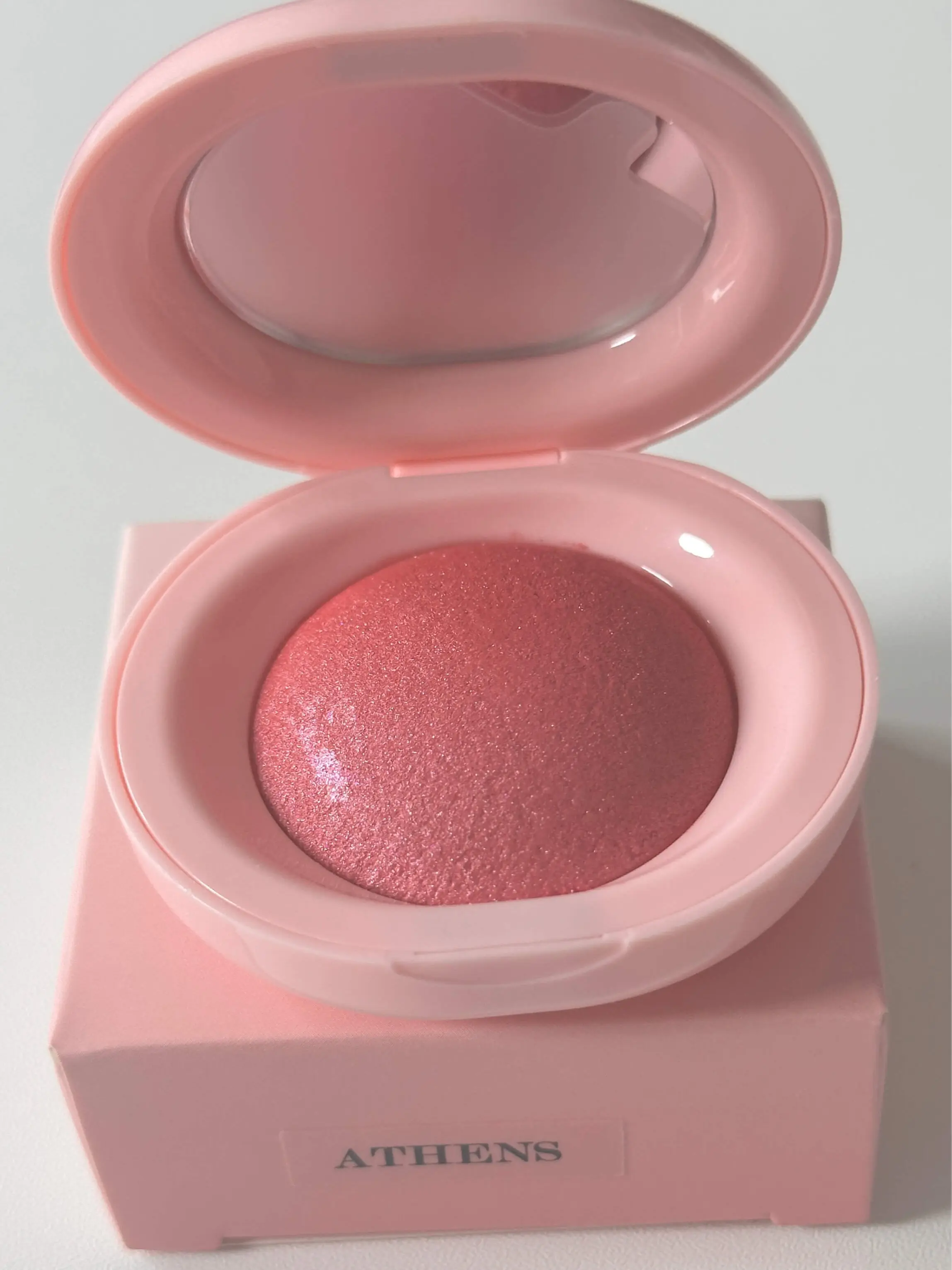 Luminous Powder Blush, Flawless Brightening Cosmetic Makeup Single Item for Cheek Enhancement
