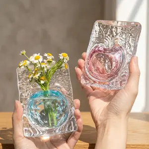 Elegant Hand-blown Glass Mini Vase, Perfect Small Gift for Party Gathering & Housewarming