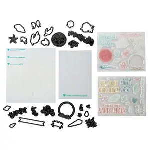 Crafts & Sewing Diamond Press Nautical Christmas Stamp, Die and Stencil Set