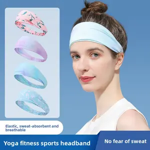 Sports headband men and women outdoor running fitness yoga sweat-absorbing hair band perspiration breathable headscarf antiperspirant belt headband
