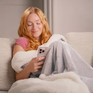 Sherpa Fleece Blanket- Reversible Sherpa Fleece Throw Blanket - Super Soft Double Sided for Bed, Sofa, Couch - Thick, Warm, & Plush - Luxurious Bedding for Winter