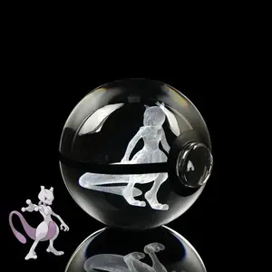 MewTwo Crystal Poke Keychain 2.0