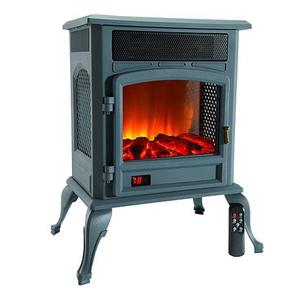 Warm Living Infrared Deluxe Stove with Real Flame Sound