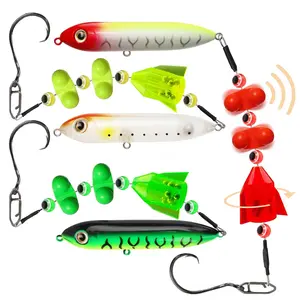 3PCS Catfish rig, Catfish Floats, Santee Cooper Dragging Rattler Rig, Chunky Catfishing Rigs for Lake River Ban