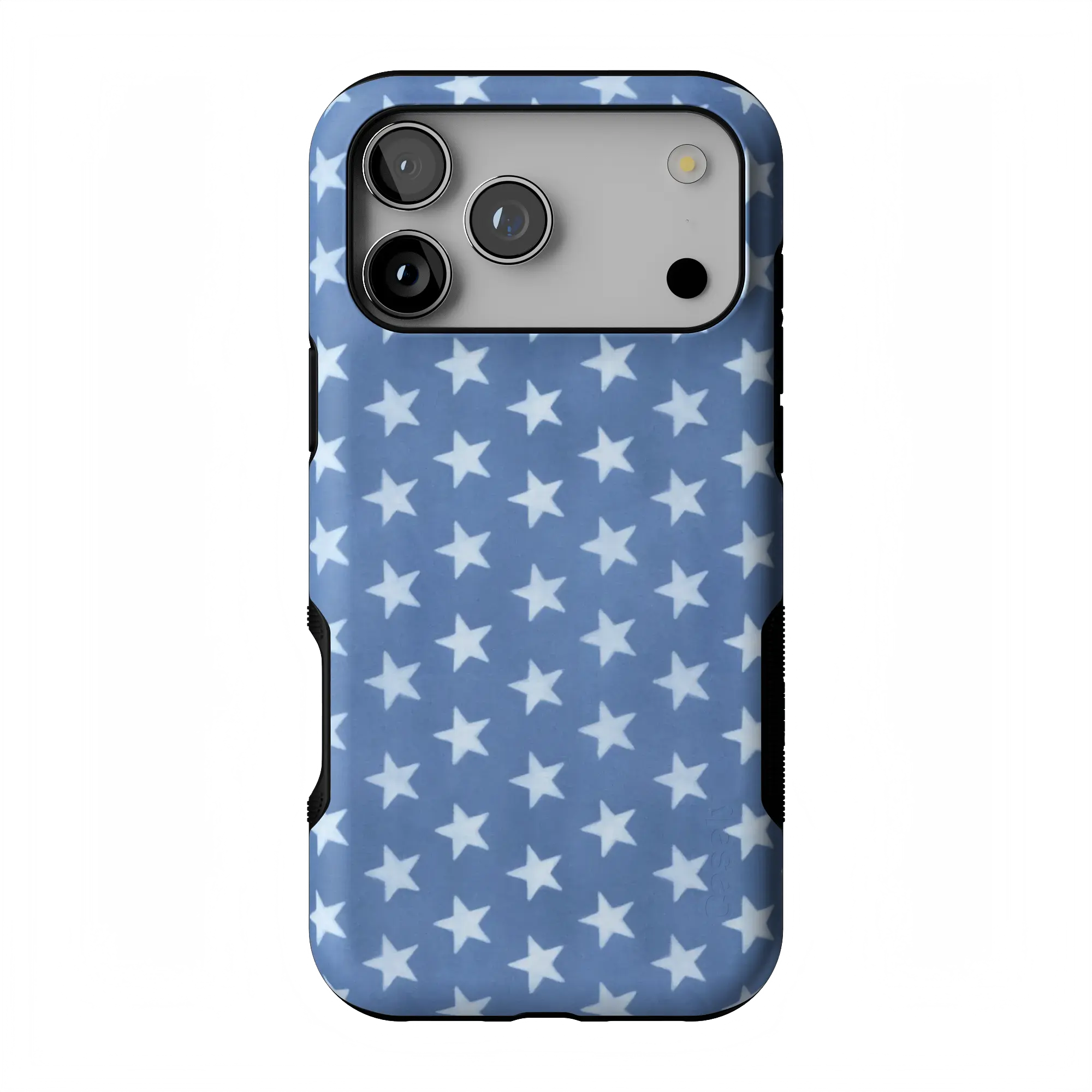Casely iPhone 17 Pro Max Case | Coastal Blues | Denim Stars | Bold Protective Design | Compatible with MagSafe