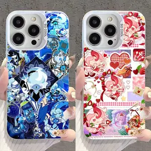 C-Cookie Run K-KingdomS Phone Case For iPhone 17,16,15,14,13,12,11,Pro,Max,Plus,Air  White Candy Matte Shockproof Cover Gift