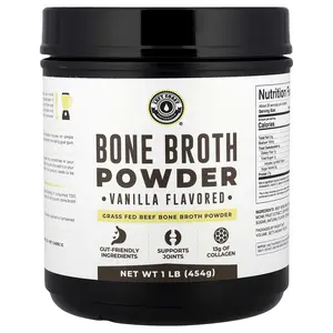Left Coast Performance Bone Broth Powder, Vanilla, 1 lb (454 g)