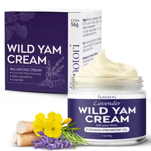 Senotori Lavender Wild Yam Cream for Hormone Balance, PMS & Menopause Relief, Hot Flashes & Night Sweat Support; Moisturizer with Natural Extracts – 2oz, Gift for Mother, Ideal Christmas Gift
