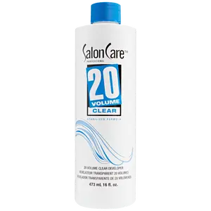 Salon Care 20 Volume Clear Developer, Superior Gray Coverage, Stabilized Formula for Consistent, Predictable Results