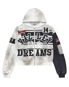 Vale Forever Collage Zip Up Hoodie Oreo