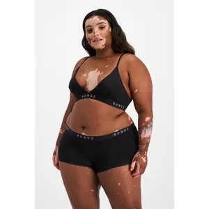 Bonds Originals Boyfit Women's Comfy Minimalist Leg Panties Short Smooth Stretchy Basic Style Low Rise Cotton Modal Blend