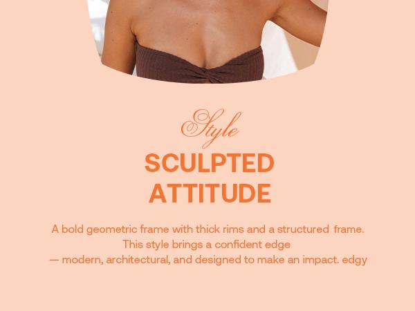 SOJOS Retro Polarized Hexagon Sunglasses for Women Men, UV400 Trendy Rectangle 70s 80s 90s Shades