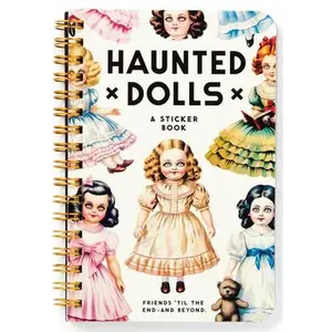 Haunted Dolls Sticker Book -- Brass Brass Monkey, Cards